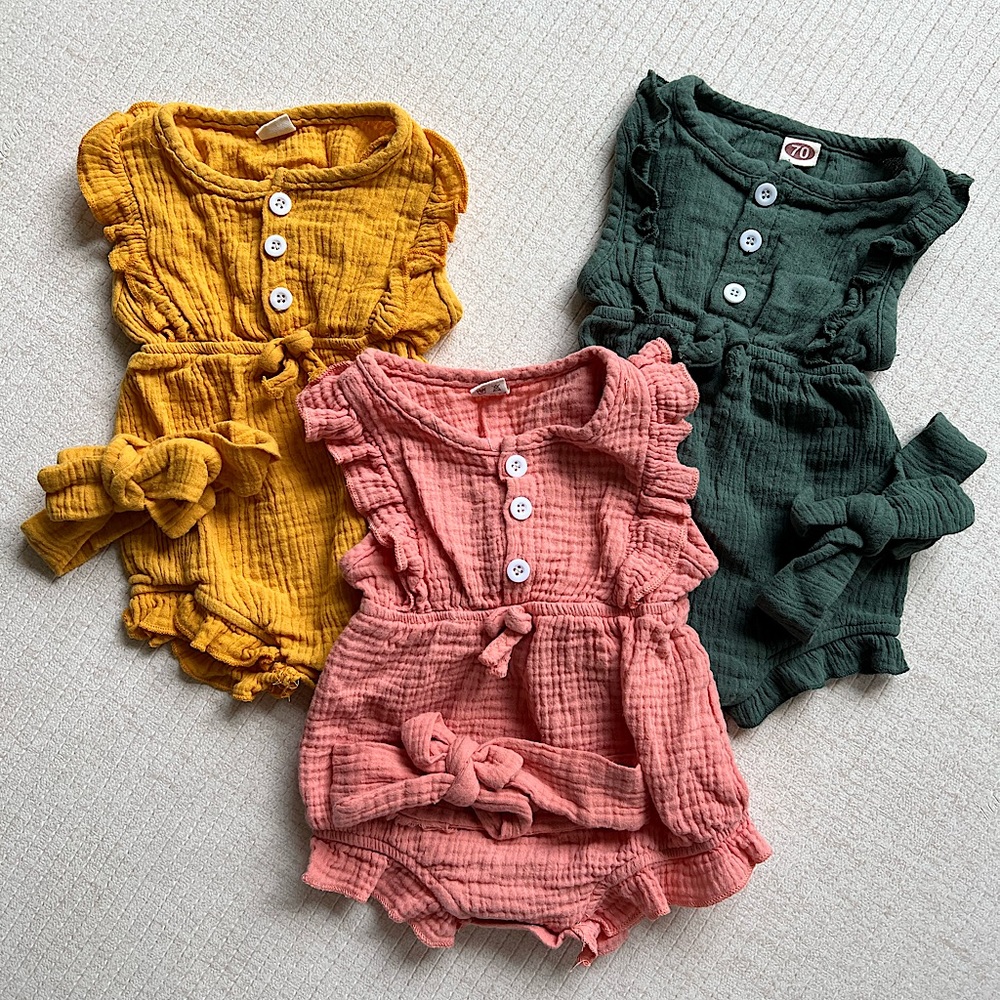 Jewel Toned Rompers